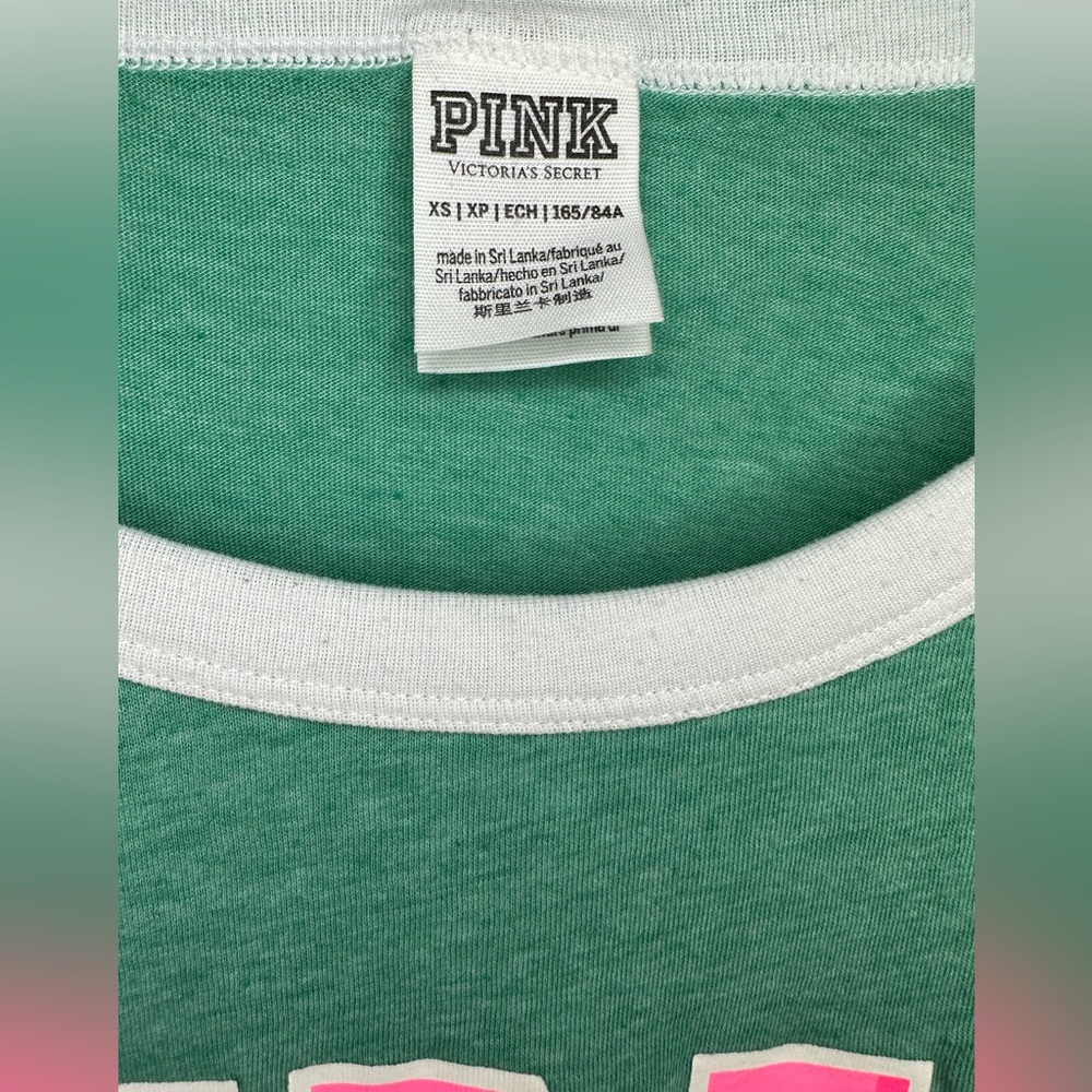 PINK Ringer Tee XS - Picture 2 of 3